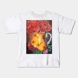 Vase of Roses Kids T-Shirt